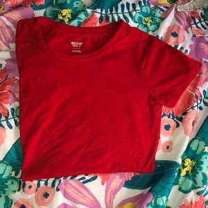 Mossimo Plain Red Tee